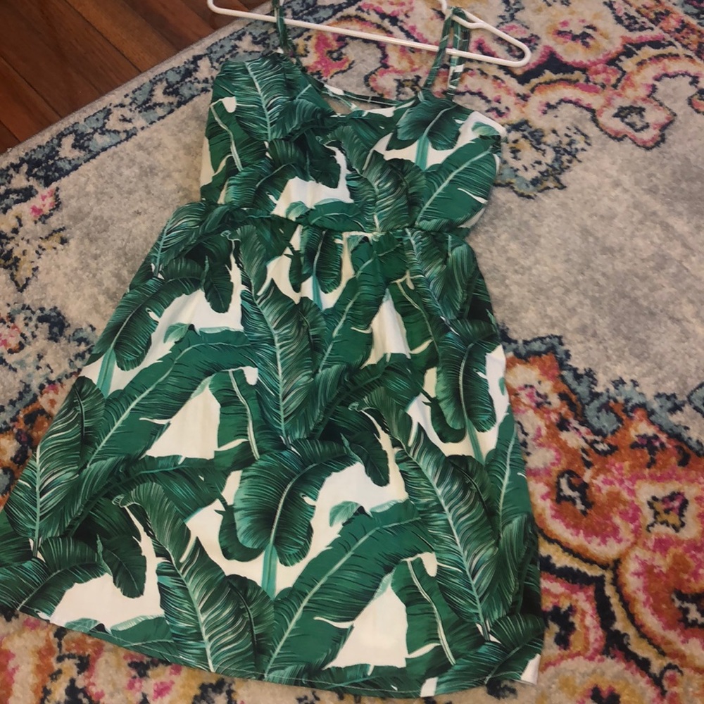 Palm leaf print